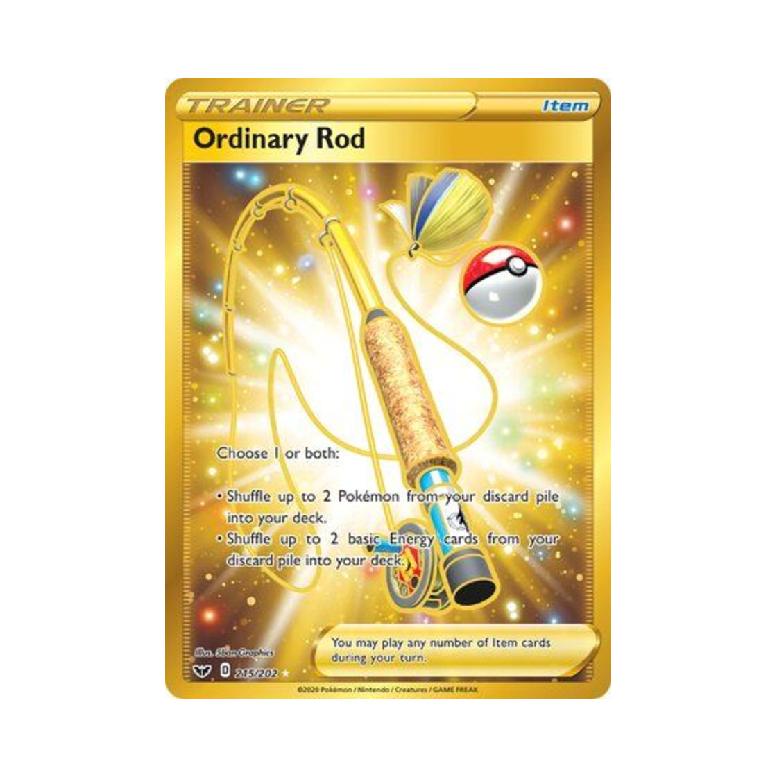 포켓몬 TCG 대단한낚싯대 RS 소드 & 실드 (영문판)(Pokemon TCG Ordinary Rod RS Sword & Shield (English Ver.))