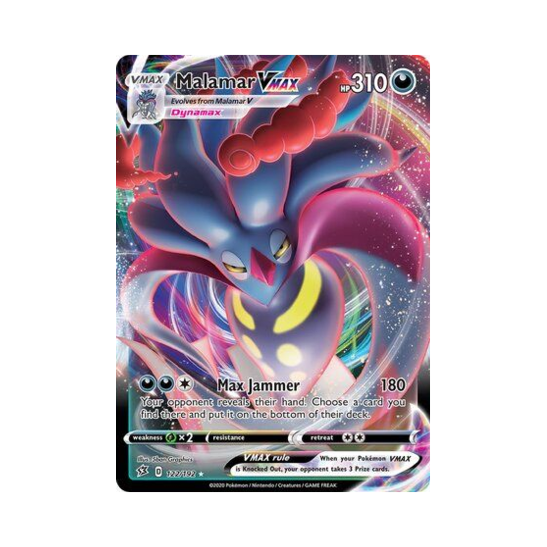 포켓몬 TCG 칼라마네로 VMAX HRV 레벌 크래시 (영문판)(Pokemon TCG Malamar VMAX HRV Rebel Clash (English Ver.)) - 1