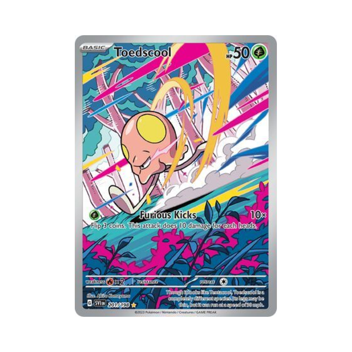 포켓몬 TCG 들눈해 IR 스칼렛 & 바이올렛 (영문판)(Pokemon TCG Toedscool IR Scarlet & Violet (English Ver.))