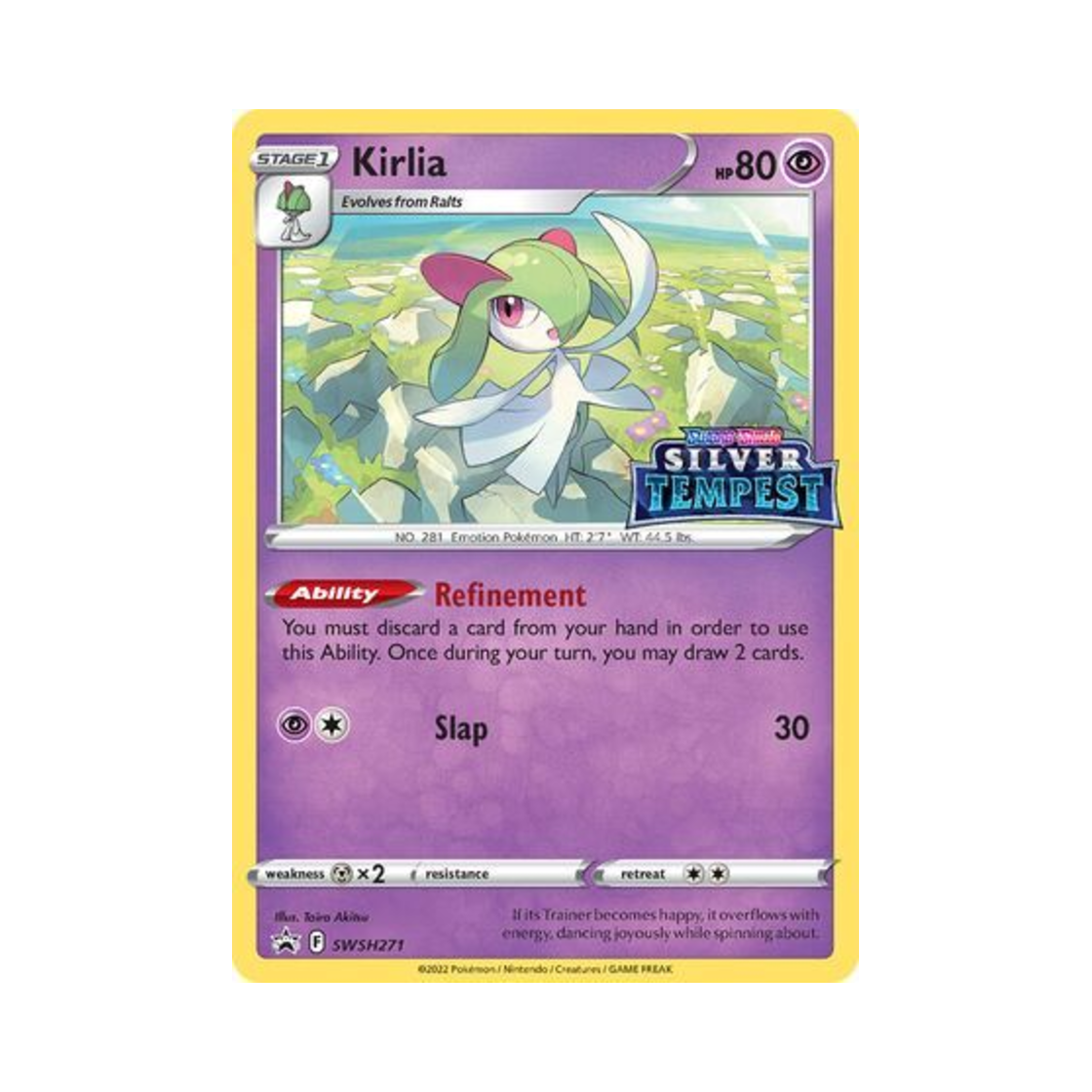 포켓몬 TCG 킬리아 P 소드 & 실드 프로모카드 (영문판)(Pokemon TCG Kirlia P Sword & Shield Promos (English Ver.)) - 1
