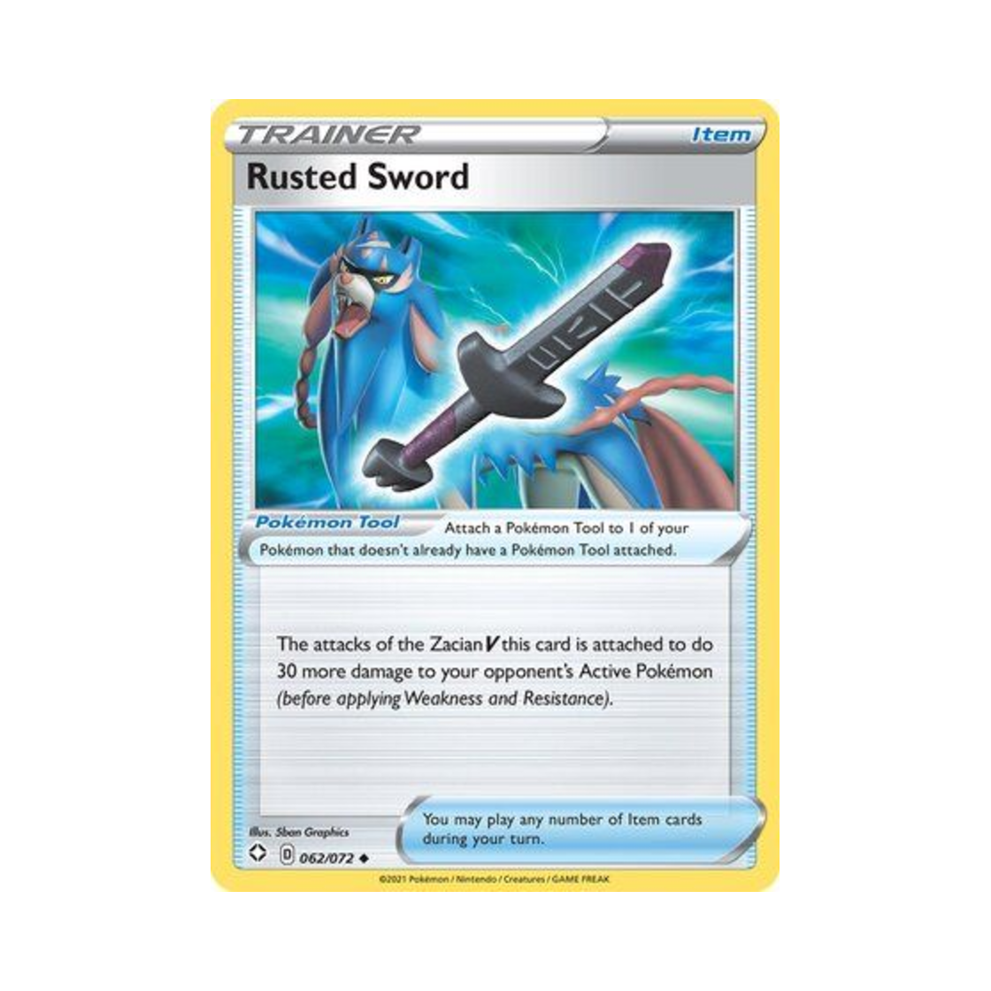 포켓몬 TCG 녹슨검 U 샤이닝 페이츠 (영문판)(Pokemon TCG Rusted Sword U Shining Fates (English Ver.)) - 1
