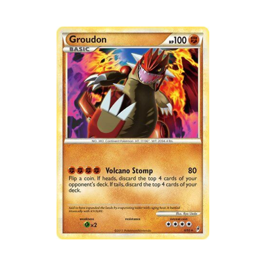 포켓몬 TCG 그란돈 RH 콜 오브 레전즈 (영문판)(Pokemon TCG Groudon RH Call of Legends (English Ver.)) - 1