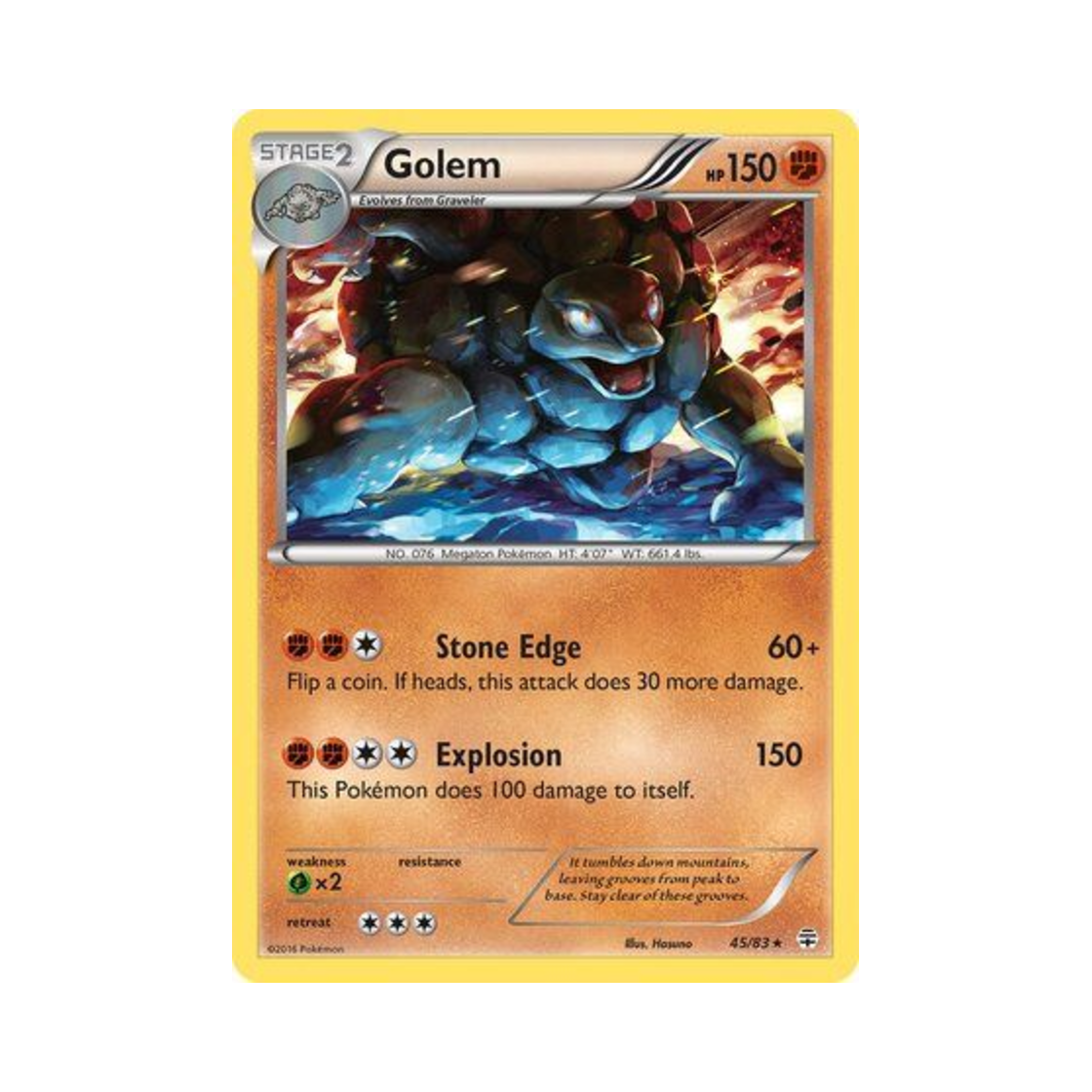 포켓몬 TCG 딱구리 RH 제네레이션즈 (영문판)(Pokemon TCG Golem RH Generations (English Ver.)) - 1