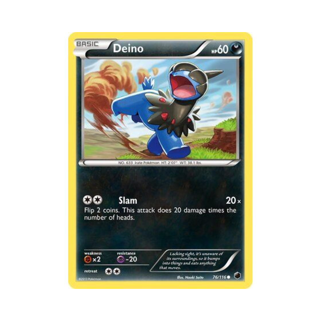 포켓몬 TCG 모노두 C 플라스마 프리즈 (영문판)(Pokemon TCG Deino C Plasma Freeze (English Ver.)) - 1
