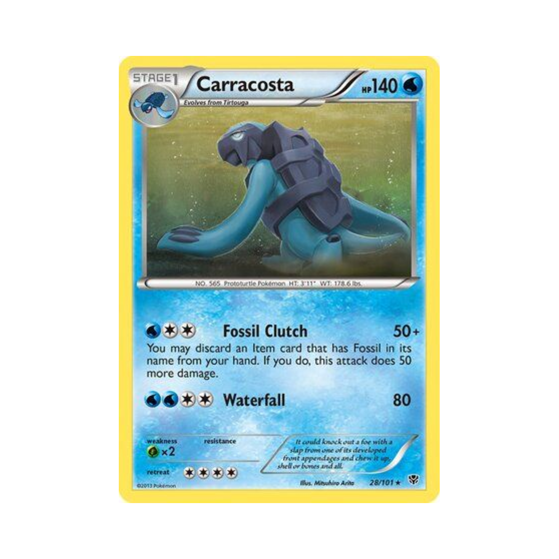 포켓몬 TCG 늑골라 R 플라스마 블라스트 (영문판)(Pokemon TCG Carracosta R Plasma Blast (English Ver.)) - 1