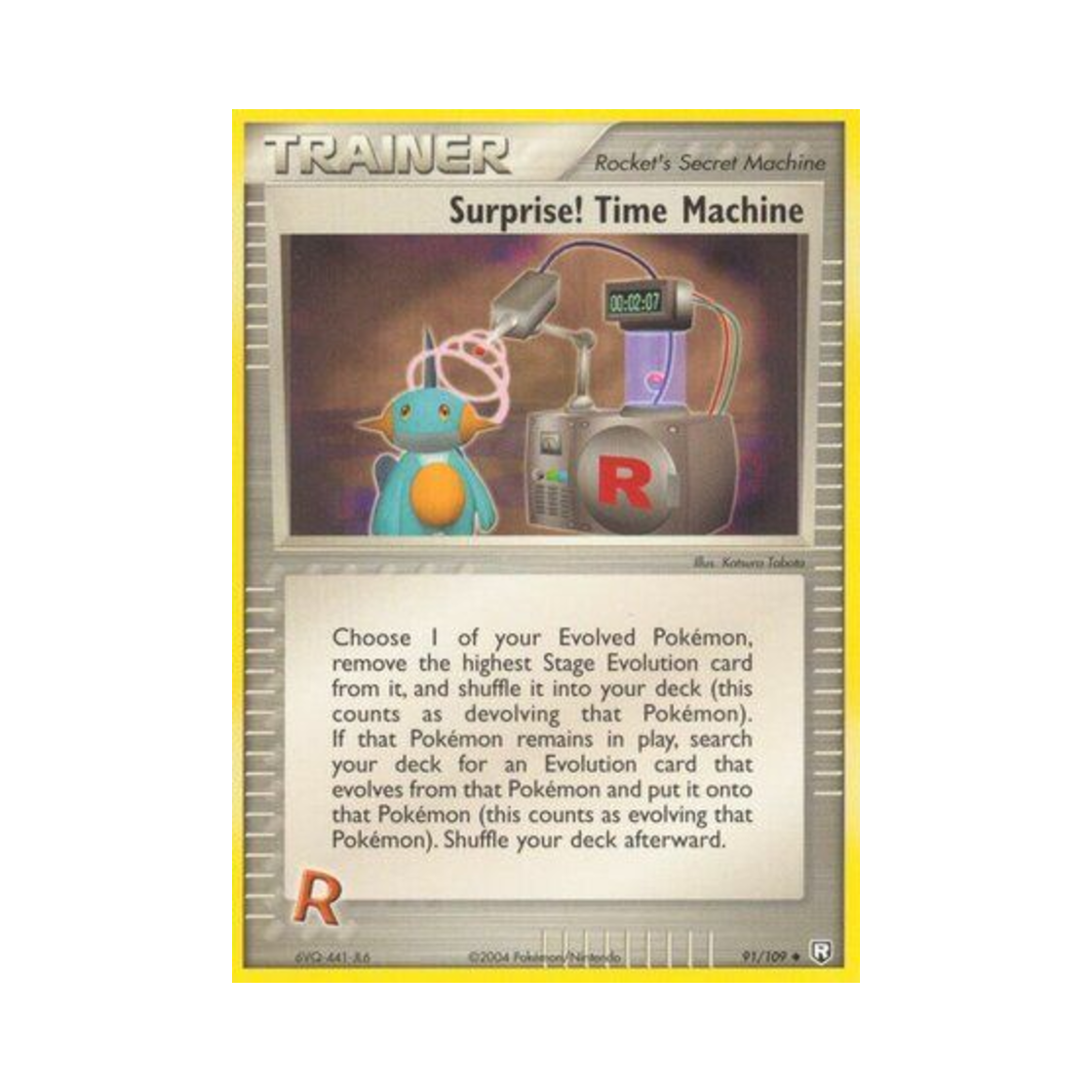 포켓몬 TCG 서프라이즈! 타임머신 U EX 로켓단 리턴즈 (영문판)(Pokemon TCG Surprise! Time Machine U EX Team Rocket Returns (English Ver.))
