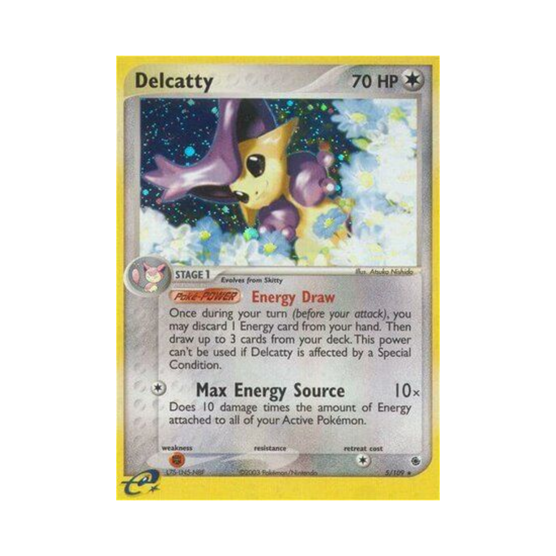 포켓몬 TCG 델케티 RH EX 루비 & 사파이어 (영문판)(Pokemon TCG Delcatty RH EX Ruby & Sapphire (English Ver.)) - 1
