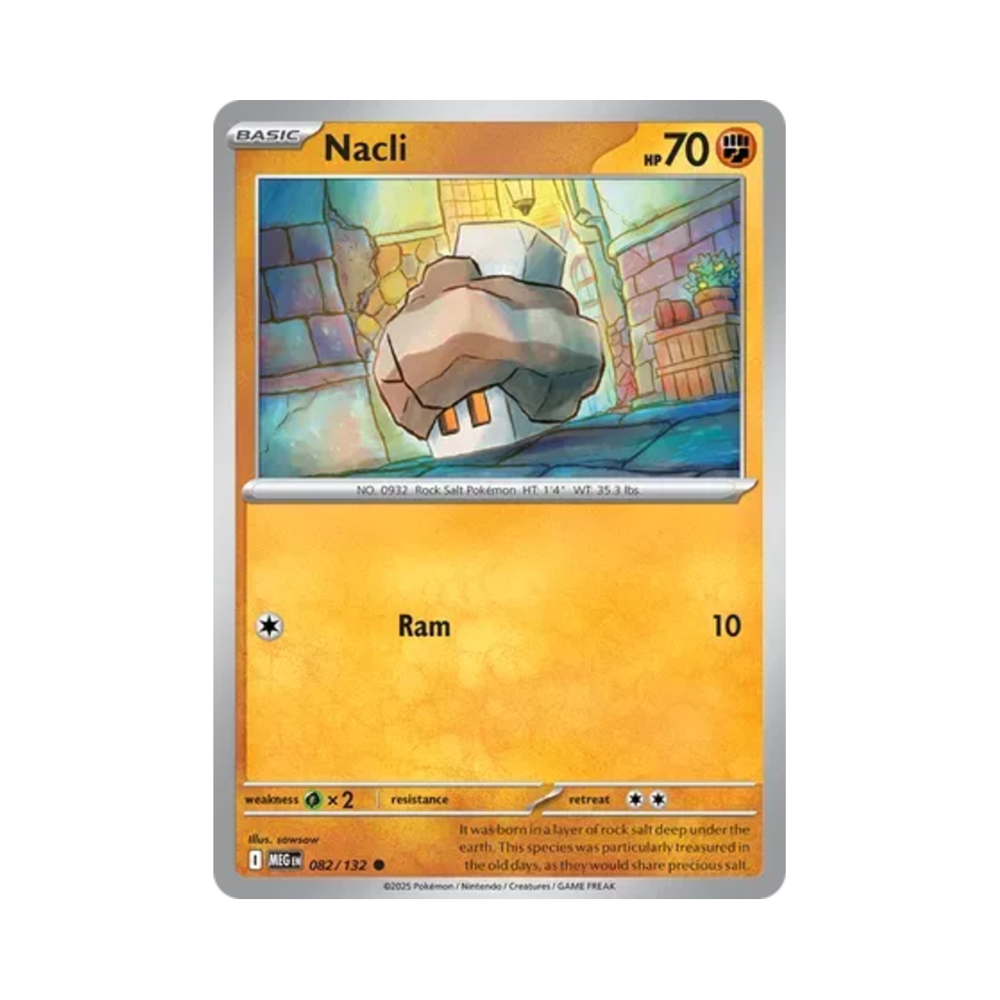 포켓몬 TCG 베베솔트 C 메가 에볼루션 (영문판)(Pokemon TCG Nacli C Mega Evolution (English Ver.)) - 1