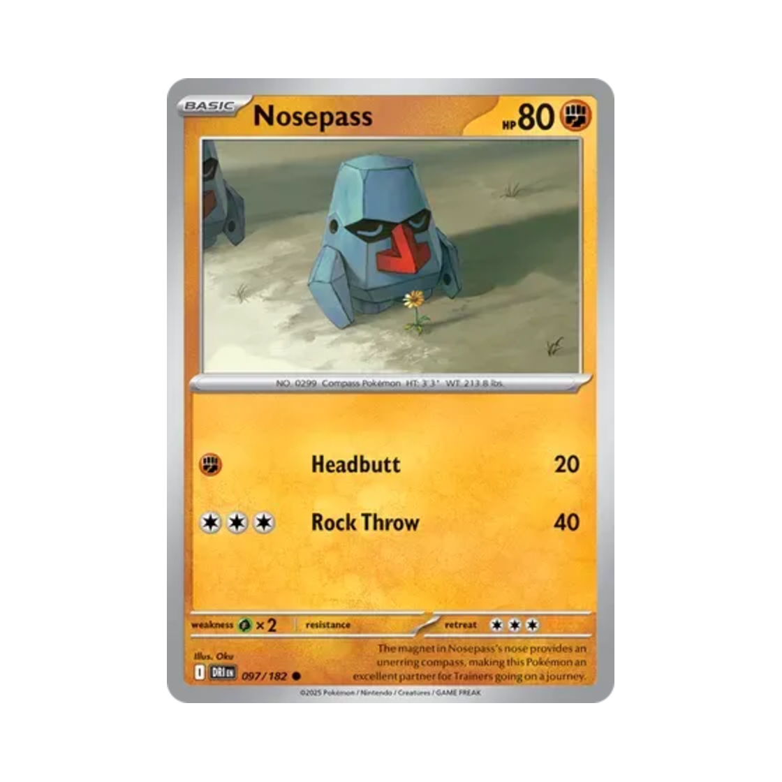 포켓몬 TCG 코코파스 C 데스티니드 라이벌스 (영문판)(Pokemon TCG Nosepass C Destined Rivals (English Ver.)) - 1