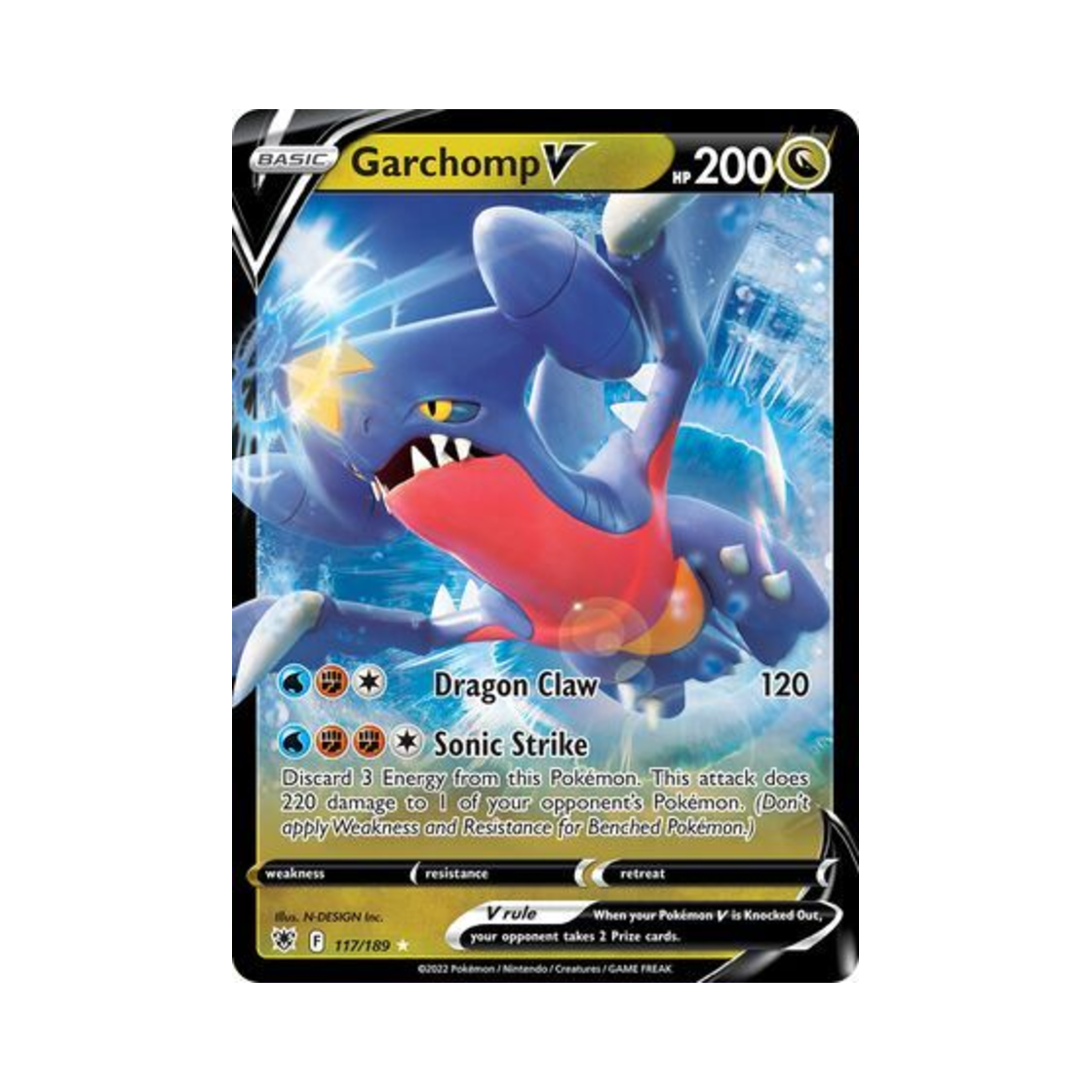 포켓몬 TCG 한카리아스 V HRV 아스트랄 레디안스 (영문판)(Pokemon TCG Garchomp V HRV Astral Radiance (English Ver.)) - 1