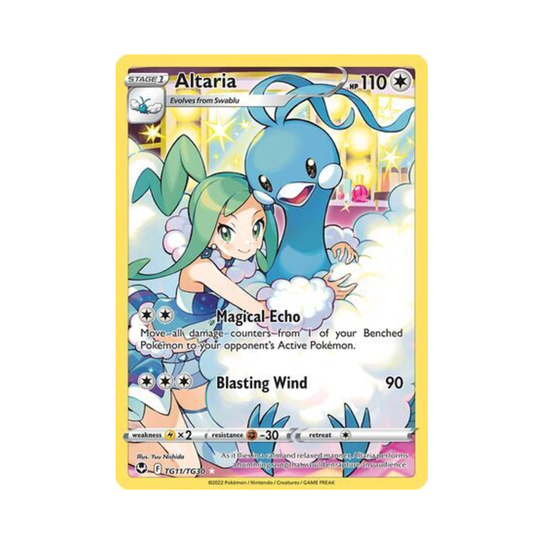포켓몬 TCG 파비코리 RH 실버 템페스트 (영문판)(Pokemon TCG Altaria RH Silver Tempest (English Ver.)) - 1