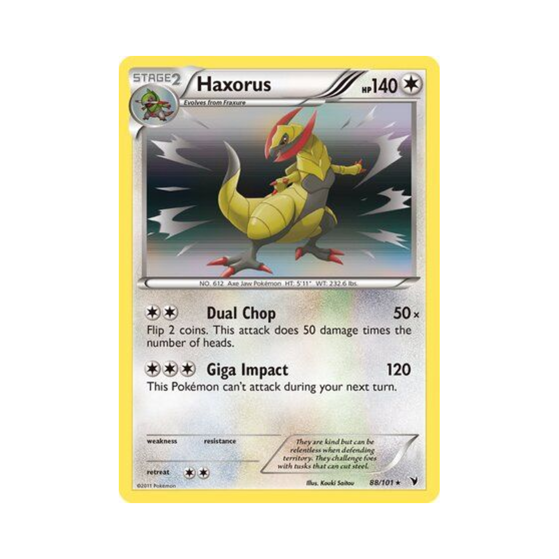 포켓몬 TCG 액스라이즈 RH 노블 빅토리스 (영문판)(Pokemon TCG Haxorus RH Noble Victories (English Ver.)) - 1