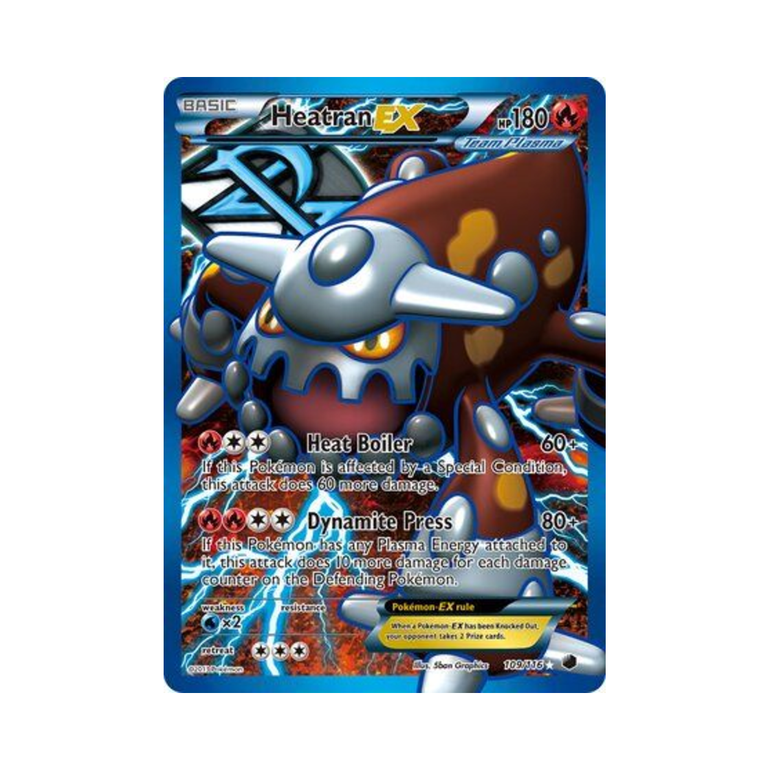 포켓몬 TCG 히드런 ex RU 플라스마 프리즈 (영문판)(Pokemon TCG Heatran ex RU Plasma Freeze (English Ver.)) - 1