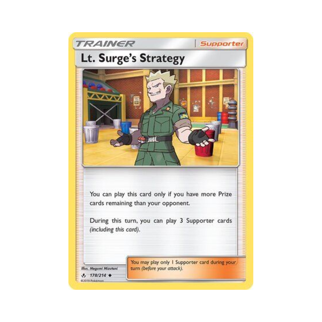 포켓몬 TCG 마티스의 작전 U 언브로큰 본즈 (영문판)(Pokemon TCG Lt. Surge's Strategy U Unbroken Bonds (English Ver.)) - 1