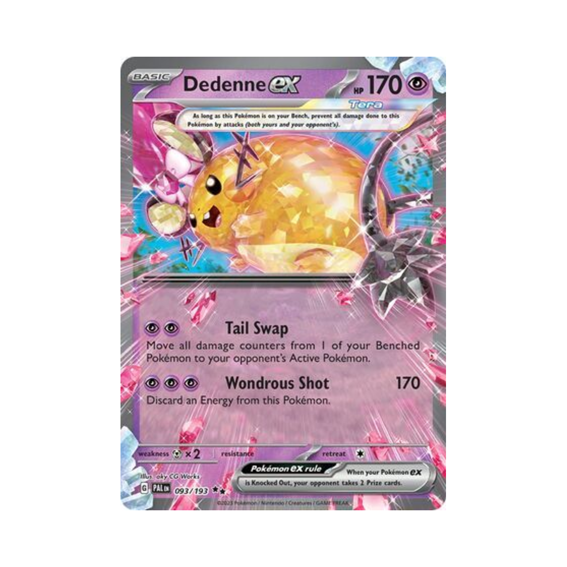 포켓몬 TCG 데덴네 ex DR 팔데아 이볼브드 (영문판)(Pokemon TCG Dedenne ex DR Paldea Evolved (English Ver.)) - 1