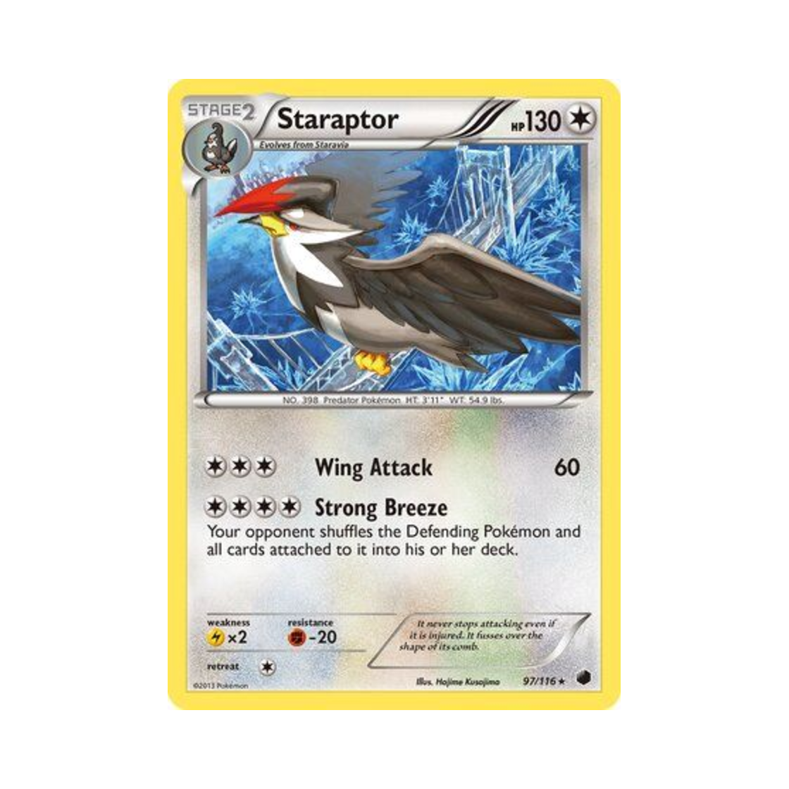 포켓몬 TCG 찌르호크 R 플라스마 프리즈 (영문판)(Pokemon TCG Staraptor R Plasma Freeze (English Ver.)) - 1