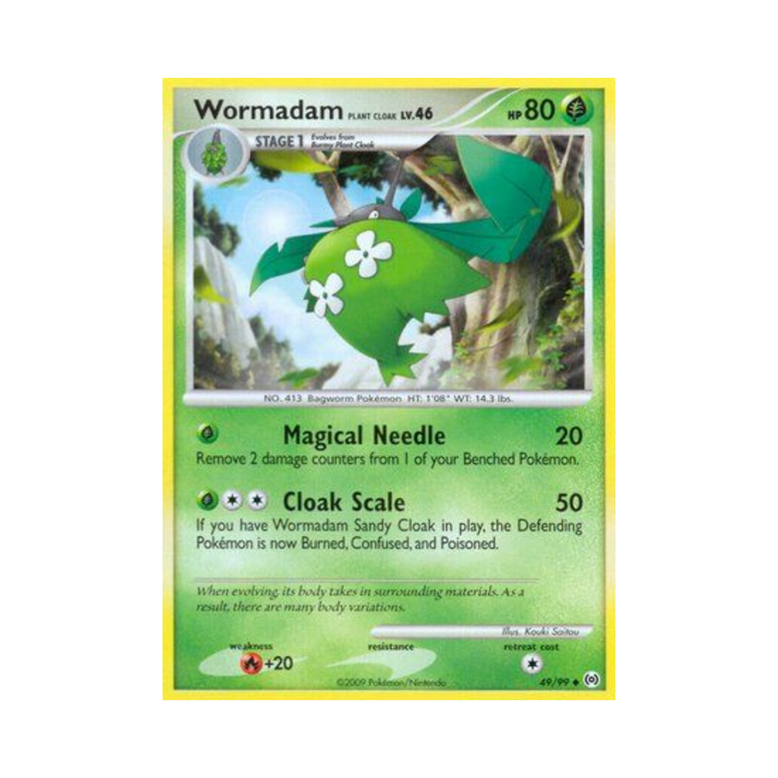 포켓몬 TCG 도롱마담 초목도롱 U 아르세우스 (영문판)(Pokemon TCG Wormadam Plant Cloak U Arceus (English Ver.)) - 1
