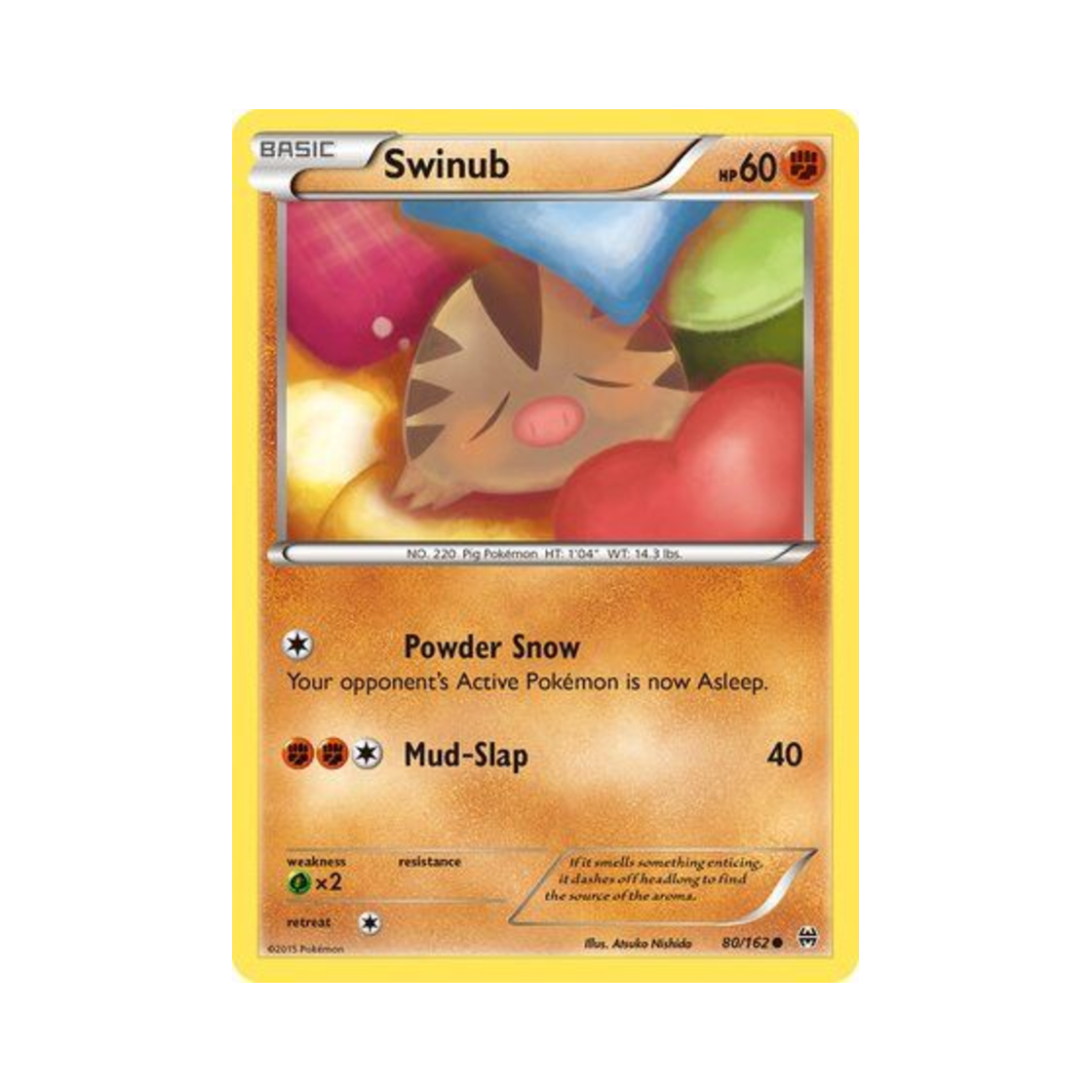 포켓몬 TCG 꾸꾸리 C 브레이크스루 (영문판)(Pokemon TCG Swinub C BREAKthrough (English Ver.)) - 1