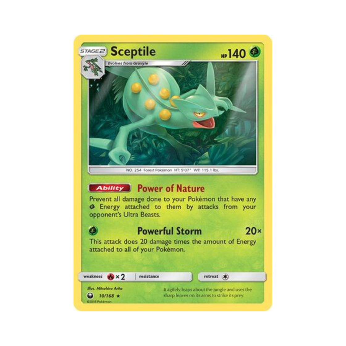 포켓몬 TCG 나무킹 R 셀레스티얼 스톰 (영문판)(Pokemon TCG Sceptile R Celestial Storm (English Ver.)) - 1