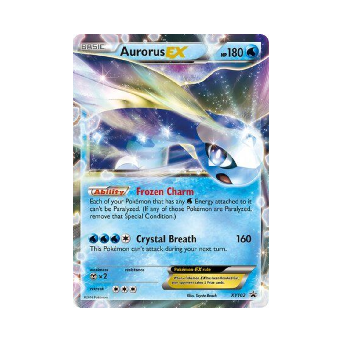 포켓몬 TCG 아마루르가 EX P XY 프로모 카드 (영문판)(Pokemon TCG Aurorus EX P XY Promos (English Ver.)) - 1