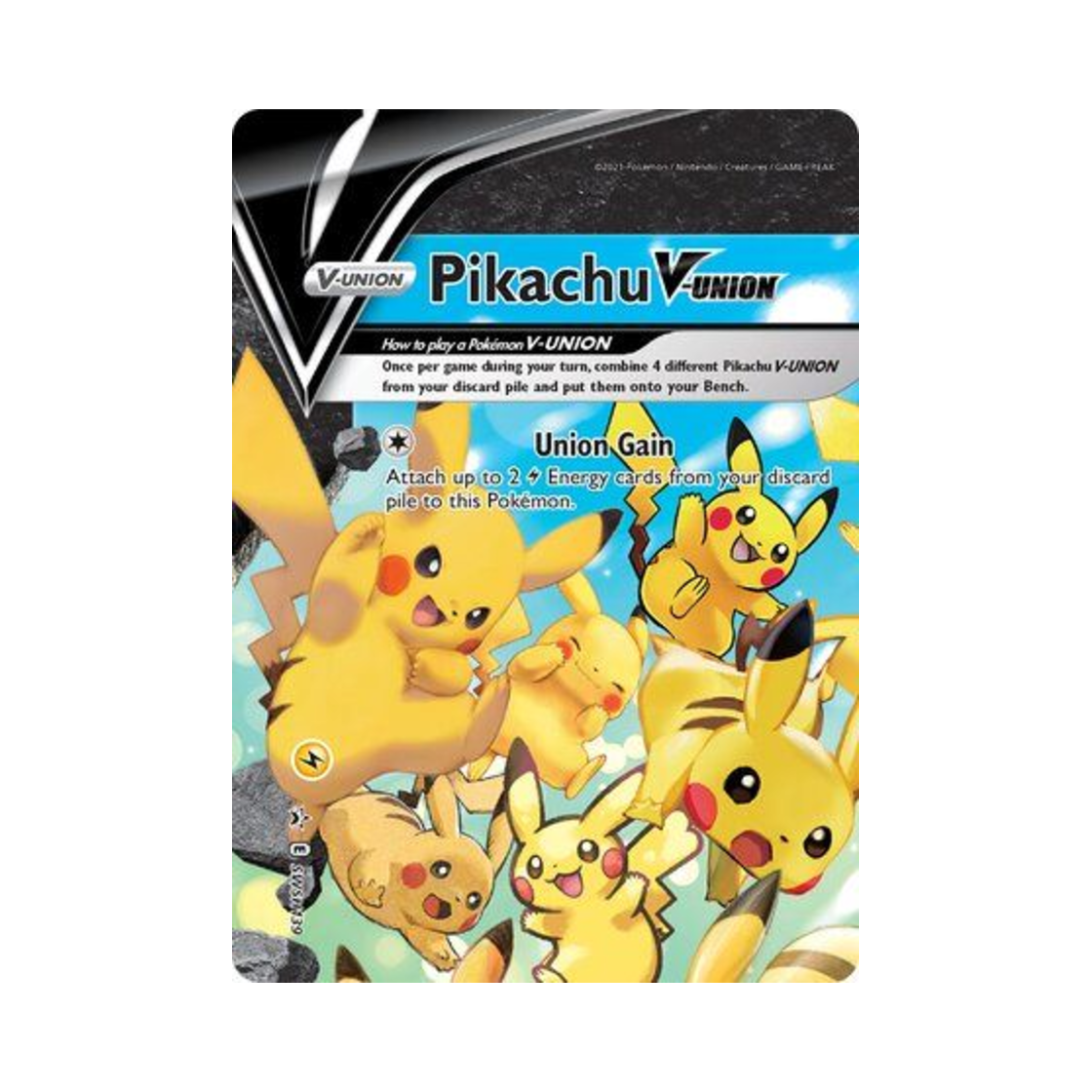 포켓몬 TCG 피카츄 V UNION P 소드 & 실드 프로모카드 (영문판)(Pokemon TCG Pikachu V UNION P Sword & Shield Promos (English Ver.)) - 1