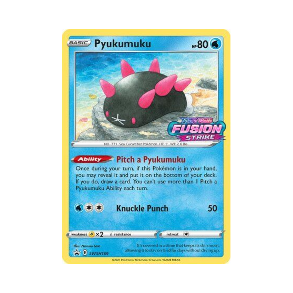포켓몬 TCG 해무기 P 소드 & 실드 프로모카드 (영문판)(Pokemon TCG Pyukumuku P Sword & Shield Promos (English Ver.)) - 1