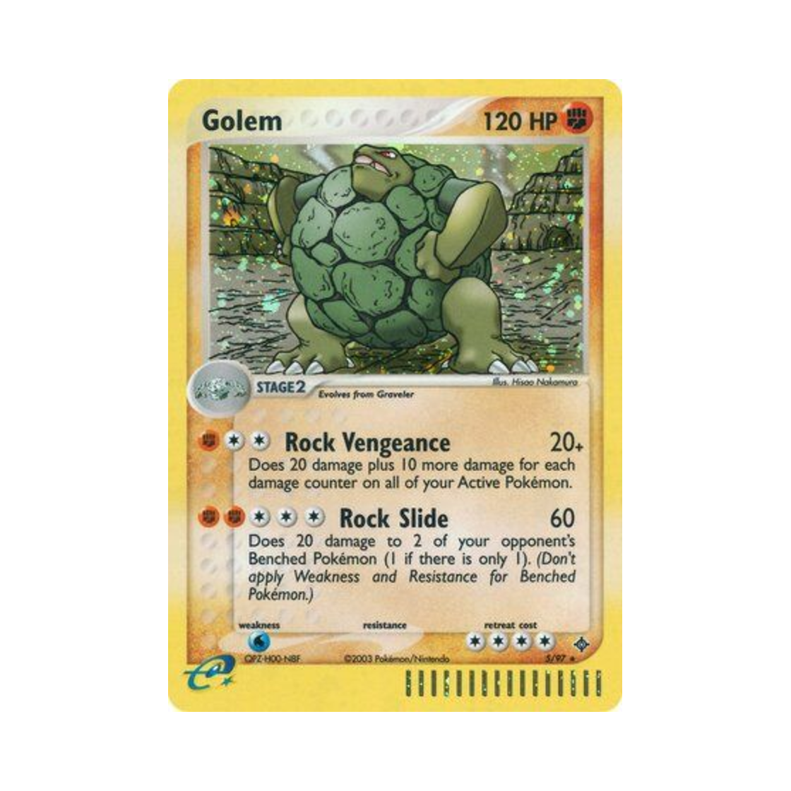 포켓몬 TCG 딱구리 RH EX 드래곤 (영문판)(Pokemon TCG Golem RH EX Dragon (English Ver.)) - 1