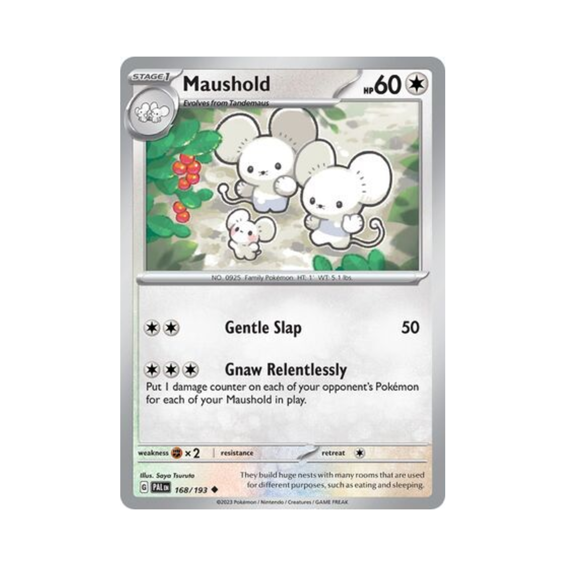 포켓몬 TCG 파밀리쥐 U 팔데아 이볼브드 (영문판)(Pokemon TCG Maushold U Paldea Evolved (English Ver.)) - 1