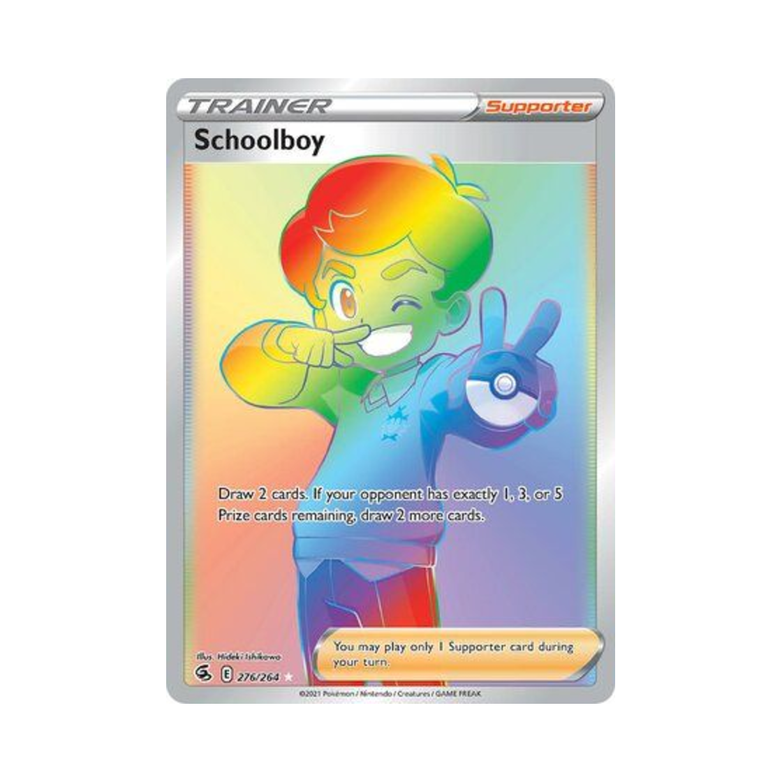 포켓몬 TCG 스쿨보이 RR 퓨전 스트라이크 (영문판)(Pokemon TCG Schoolboy RR Fusion Strike (English Ver.)) - 1