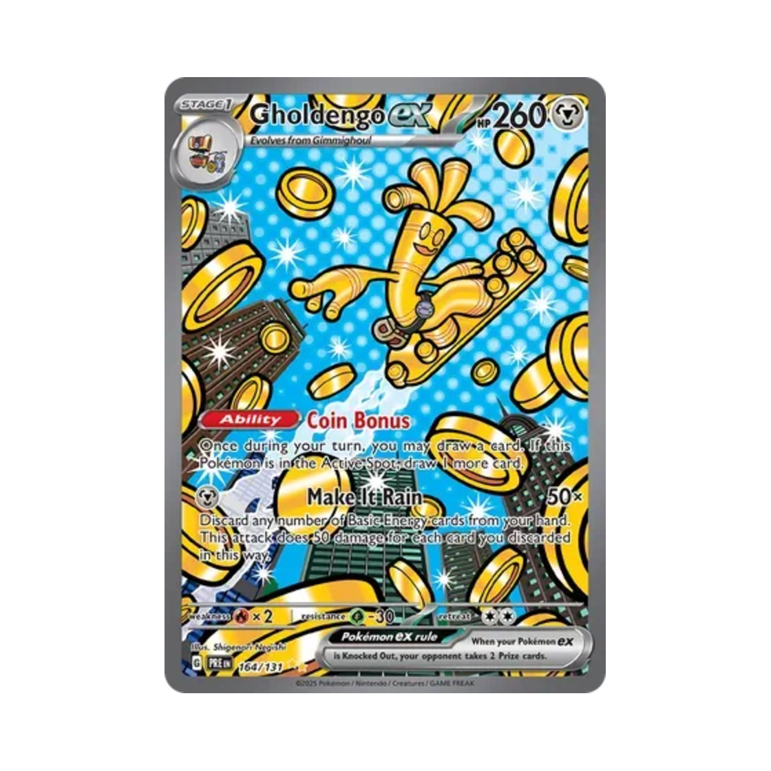포켓몬 TCG 타부자고 ex SIR 프리즈매틱 에볼루션즈 (영문판)(Pokemon TCG Gholdengo ex SIR Prismatic Evolutions (English Ver.)) - 1