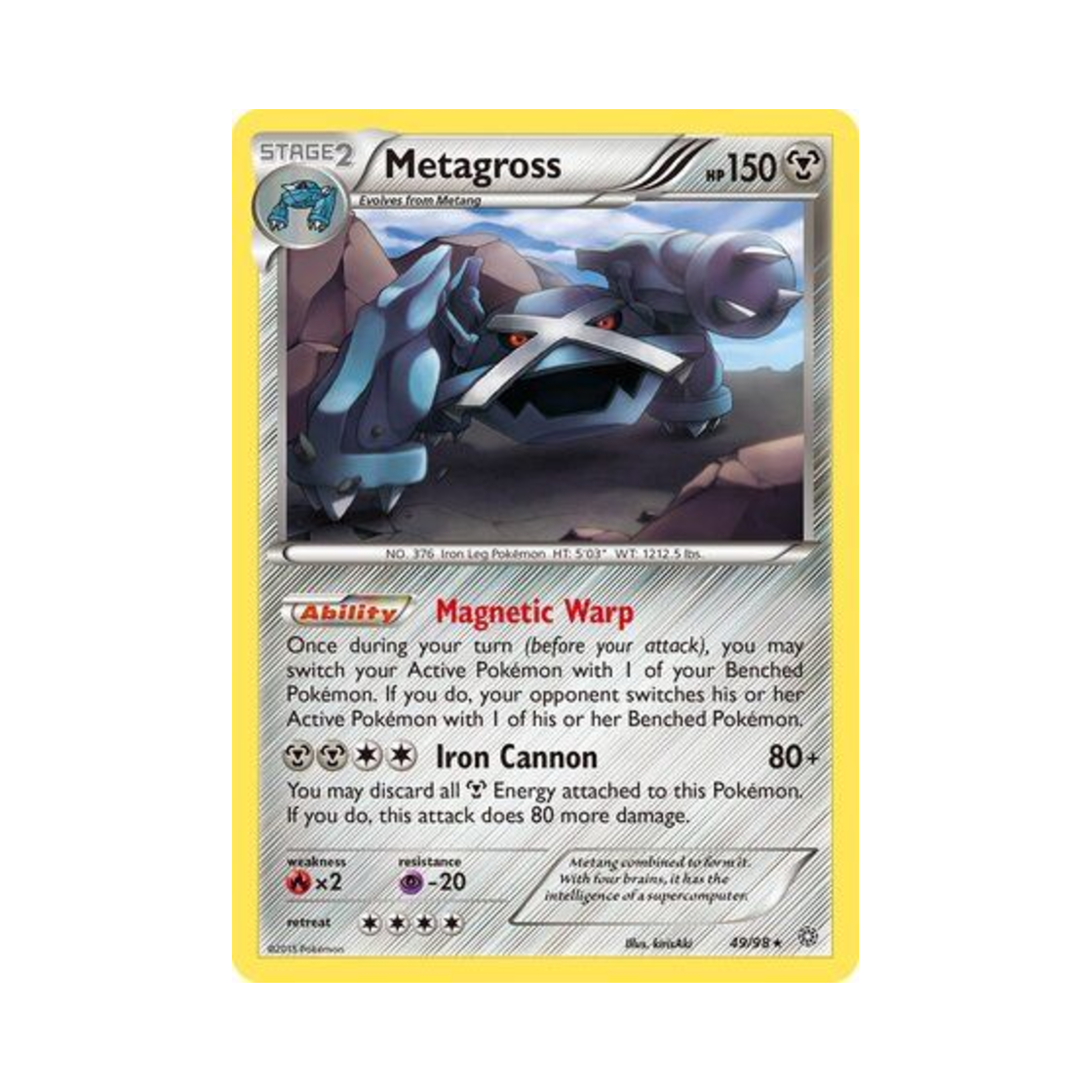 포켓몬 TCG 메타그로스 R 에인션트 오리진스 (영문판)(Pokemon TCG Metagross R Ancient Origins (English Ver.)) - 1
