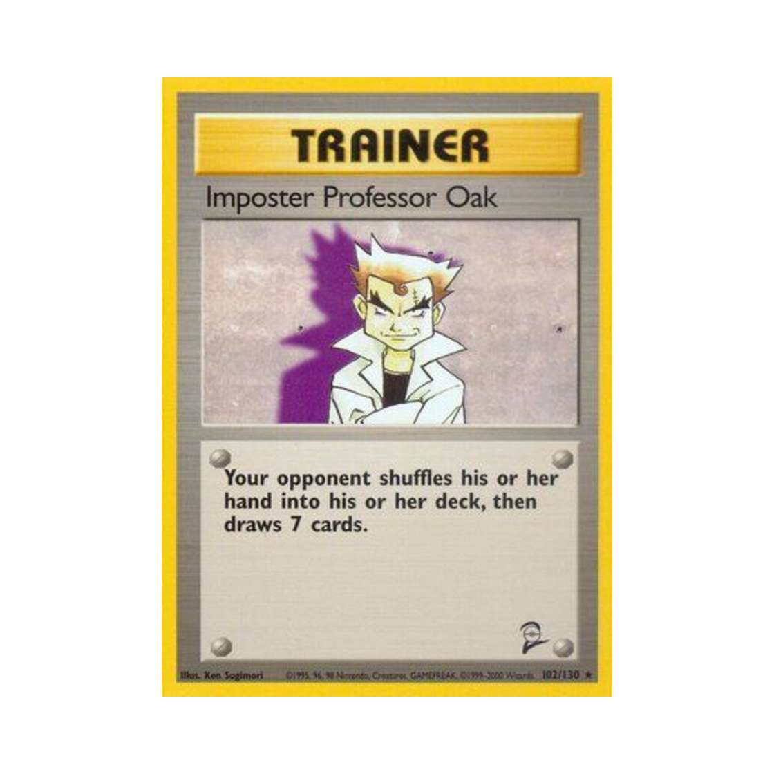 포켓몬 TCG 가짜 오박사 R 베이스 세트 2 (영문판)(Pokemon TCG Imposter Professor Oak R Base Set 2 (English Ver.)) - 1