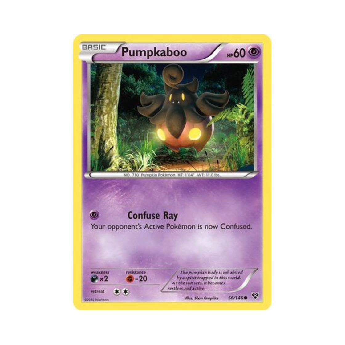 포켓몬 TCG 호바귀 C XY (영문판)(Pokemon TCG Pumpkaboo C XY (English Ver.)) - 1