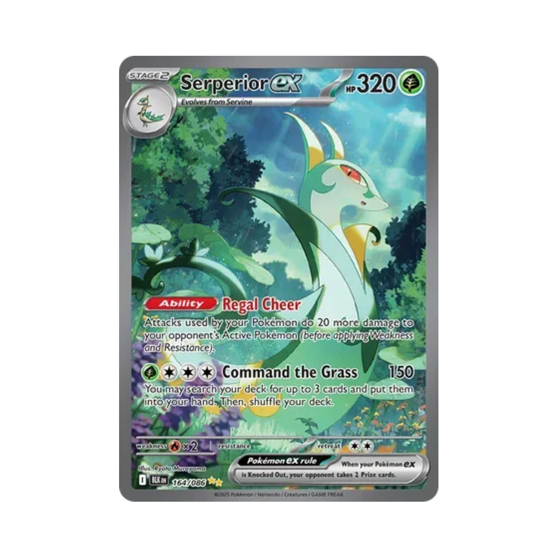 포켓몬 TCG 샤로다 ex SIR 블랙볼트 (영문판)(Pokemon TCG Serperior ex SIR Black Bolt (English Ver.)) - 1