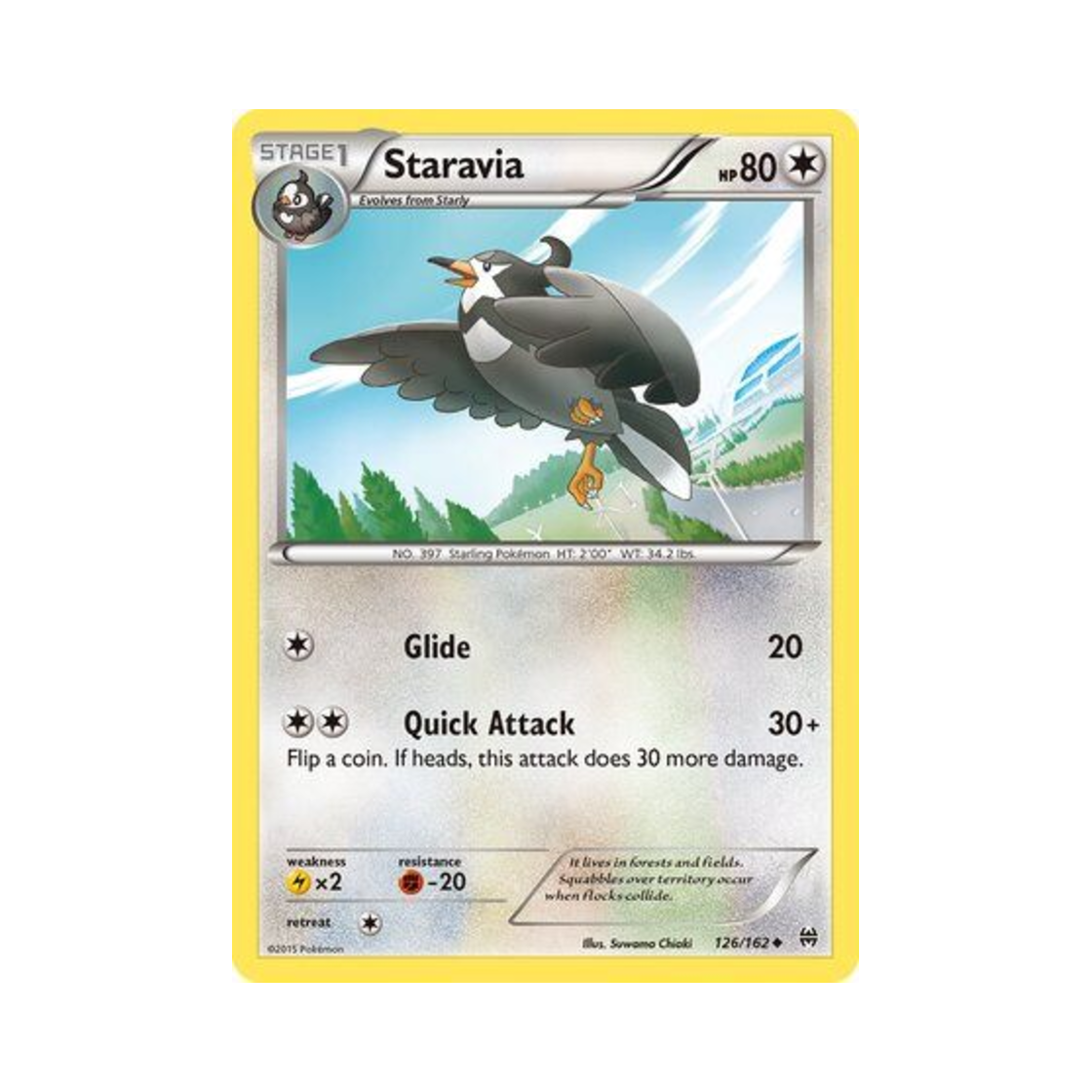 포켓몬 TCG 찌르버드 U 브레이크스루 (영문판)(Pokemon TCG Staravia U BREAKthrough (English Ver.)) - 1
