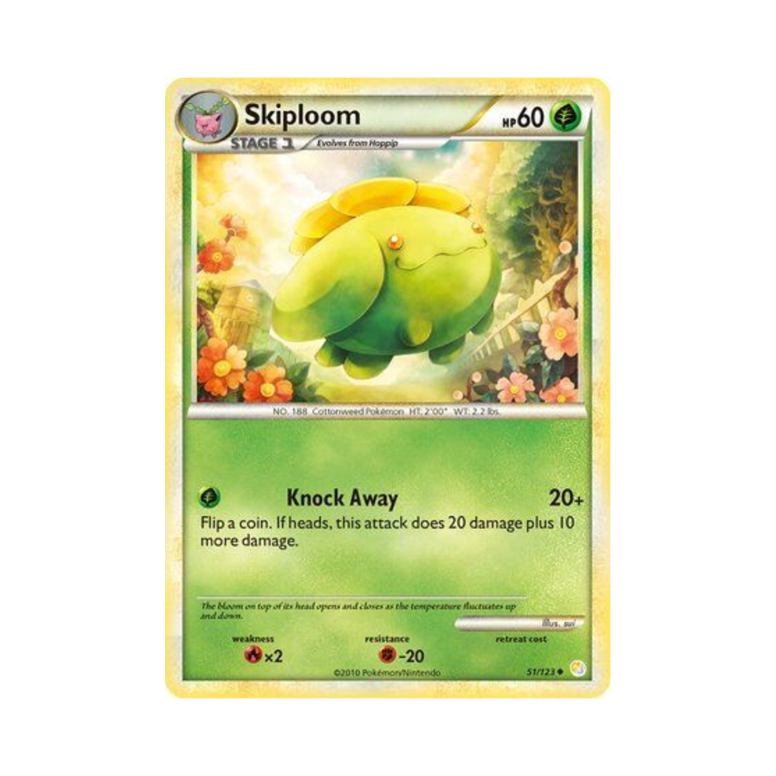 포켓몬 TCG 두코 U 하트골드 & 소울실버 (영문판)(Pokemon TCG Skiploom U HeartGold & SoulSilver (English Ver.)) - 1