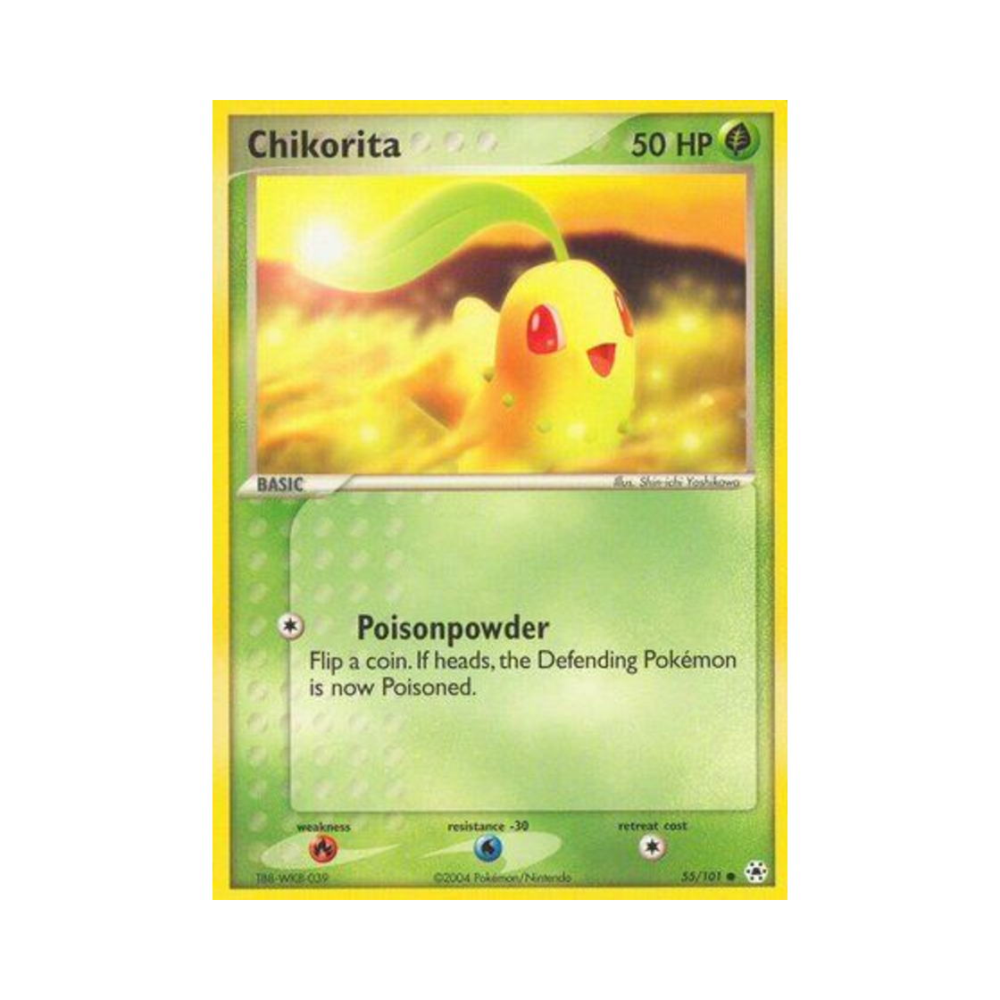 포켓몬 TCG 치코리타 C EX 히든 레전드 (영문판)(Pokemon TCG Chikorita C EX Hidden Legends (English Ver.)) - 1
