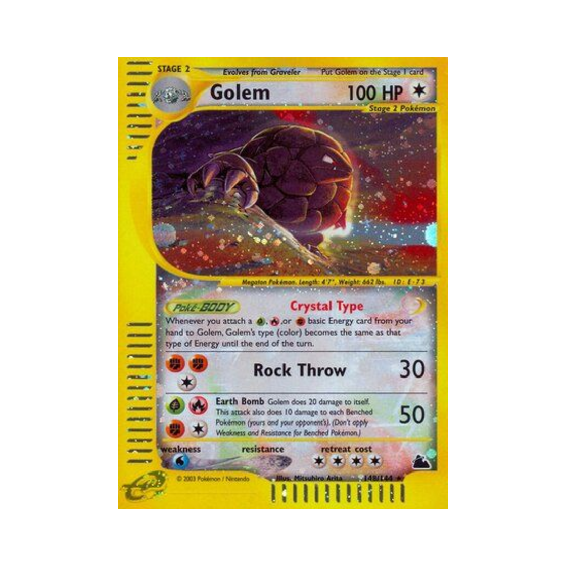 포켓몬 TCG 딱구리 RS 스카이리지 (영문판)(Pokemon TCG Golem RS Skyridge (English Ver.)) - 1