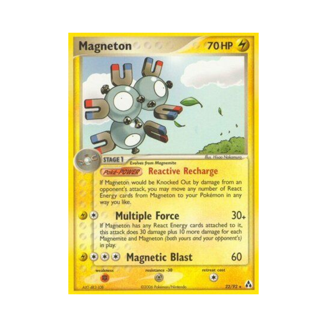 포켓몬 TCG 레어코일 R EX 레전드 메이커 (영문판)(Pokemon TCG Magneton R EX Legend Maker (English Ver.)) - 1