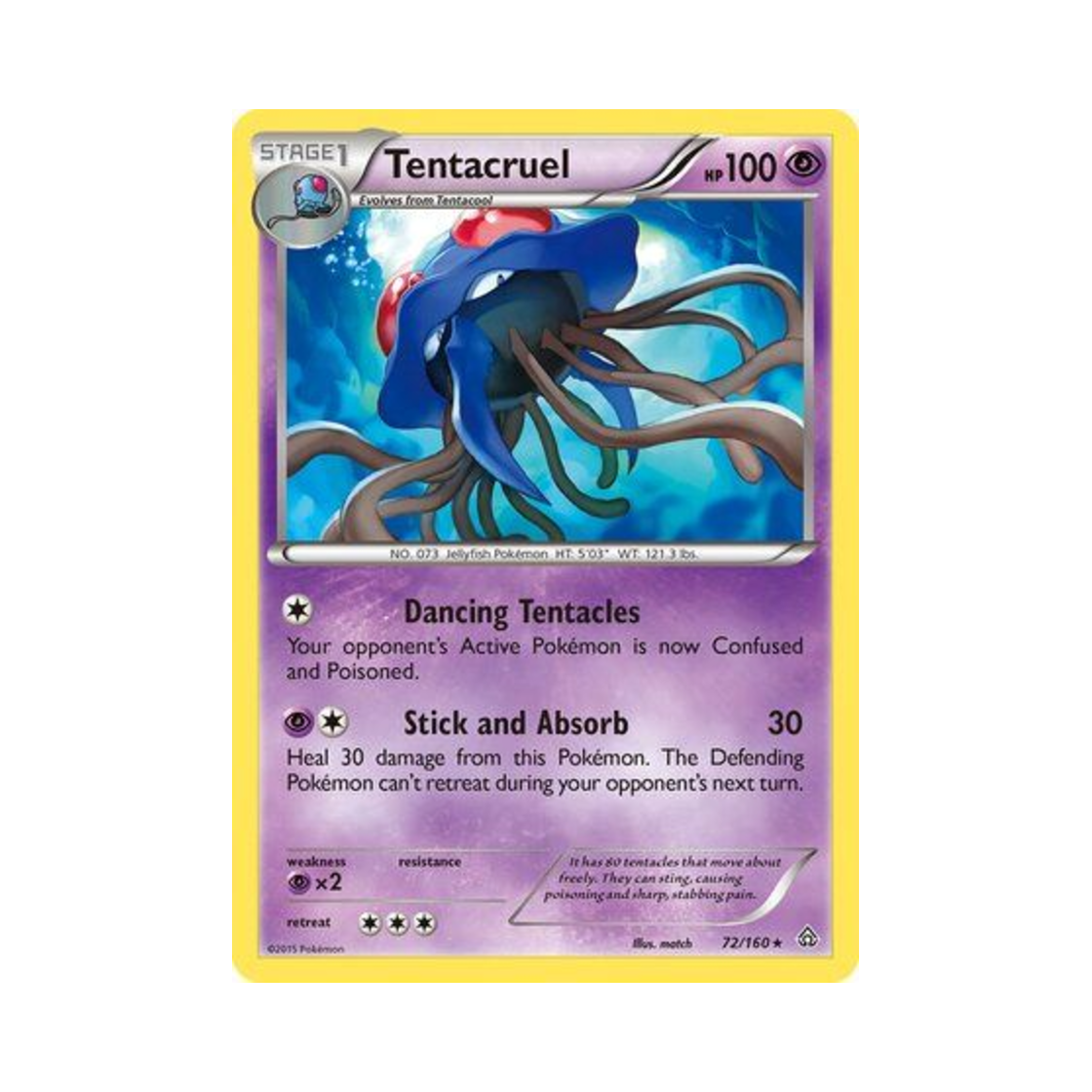 포켓몬 TCG 독파리 R 프라이멀 크래시 (영문판)(Pokemon TCG Tentacruel R Primal Clash (English Ver.)) - 1