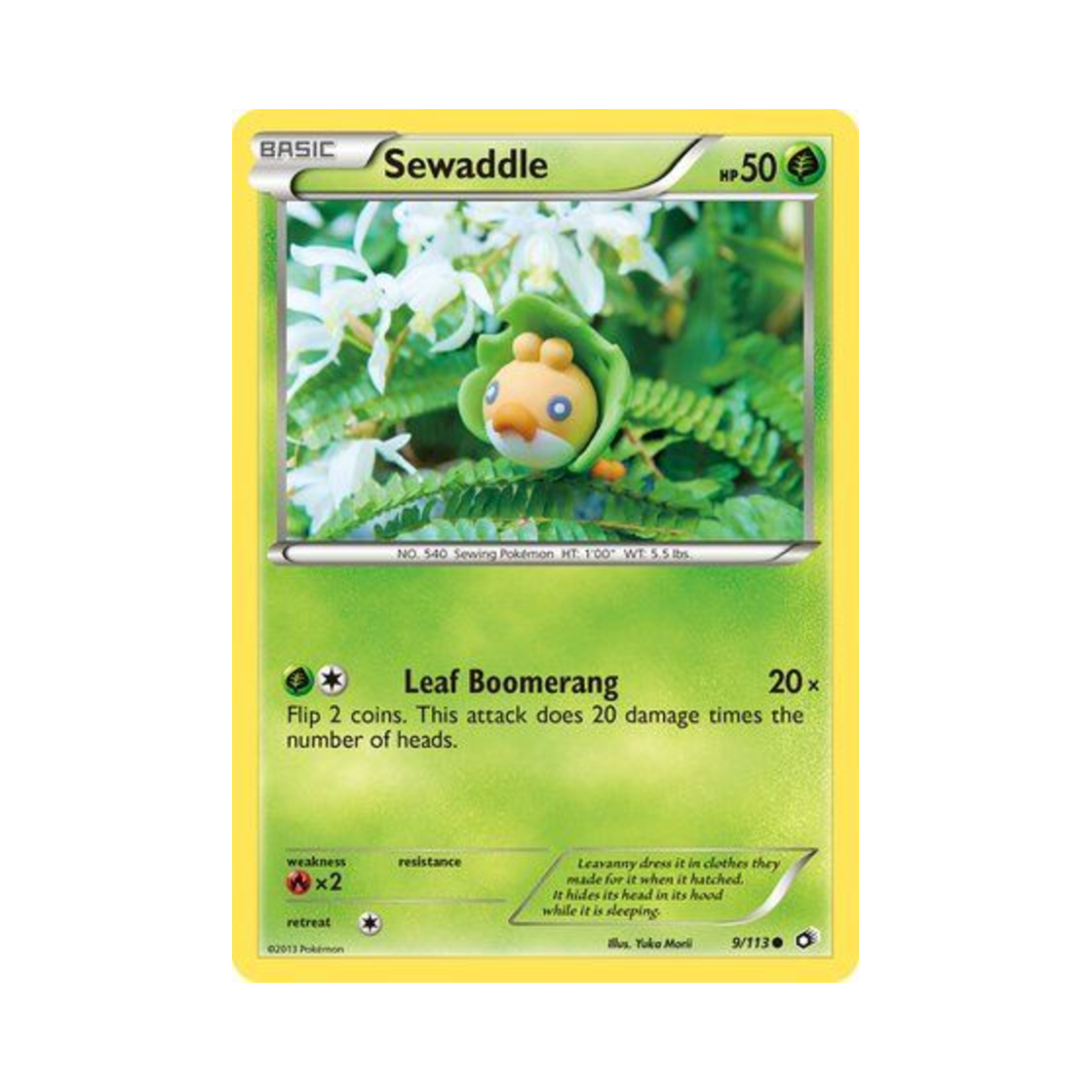 포켓몬 TCG 두르보 C 레전더리 트레져스 (영문판)(Pokemon TCG Sewaddle C Legendary Treasures (English Ver.)) - 1