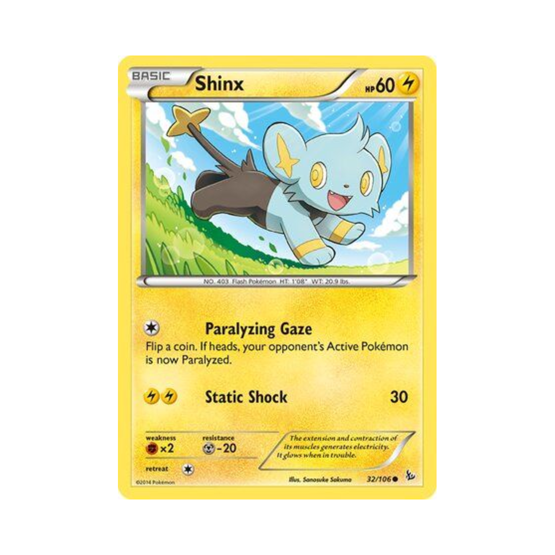 포켓몬 TCG 꼬링크 C 플래시파이어 (영문판)(Pokemon TCG Shinx C Flashfire (English Ver.)) - 1