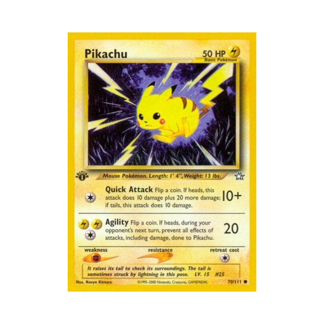 포켓몬 TCG 피카츄 C 네오 제네시스 (영문판)(Pokemon TCG Pikachu C Neo Genesis (English Ver.)) - 1