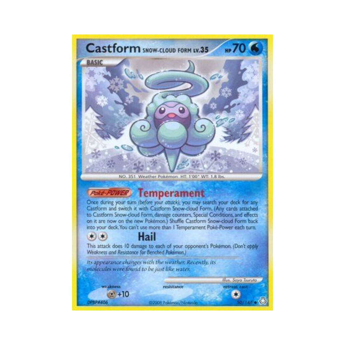 포켓몬 TCG 캐스퐁 설운의 모습 U 레전드 어웨이크드 (영문판)(Pokemon TCG Castform Snow-Cloud Form U Legends Awakened (English Ver.)) - 1