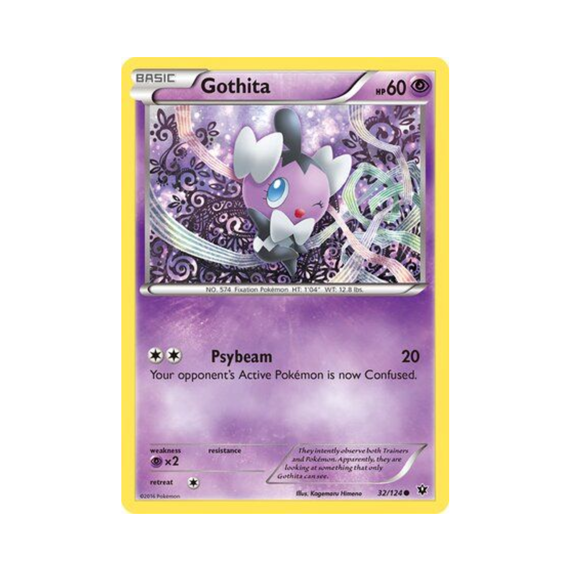 포켓몬 TCG 고디탱 C 페이츠 컬라이드 (영문판)(Pokemon TCG Gothita C Fates Collide (English Ver.)) - 1