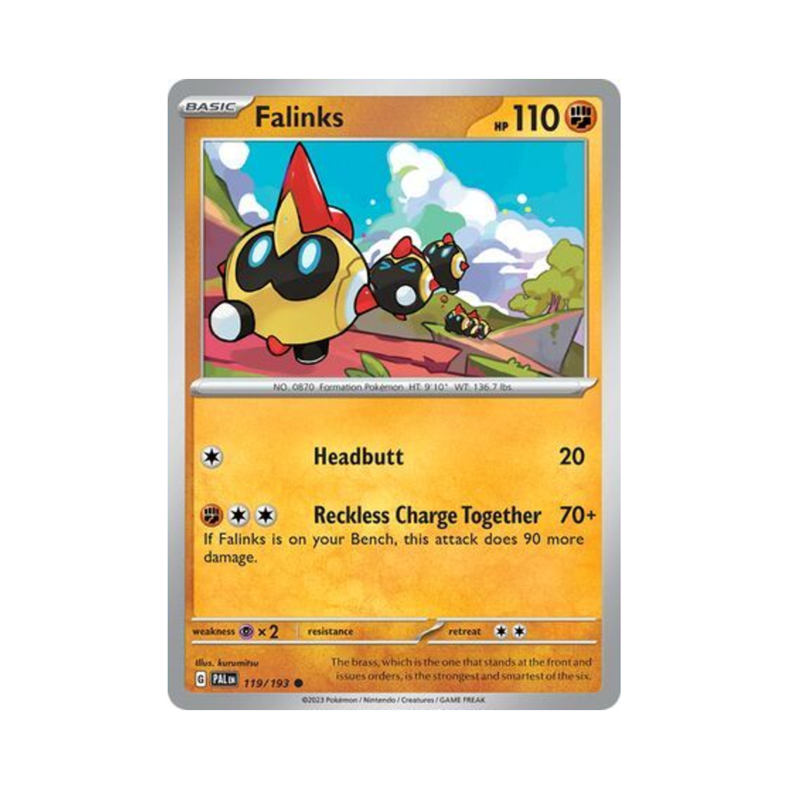 포켓몬 TCG 대여르 C 팔데아 이볼브드 (영문판)(Pokemon TCG Falinks C Paldea Evolved (English Ver.)) - 1