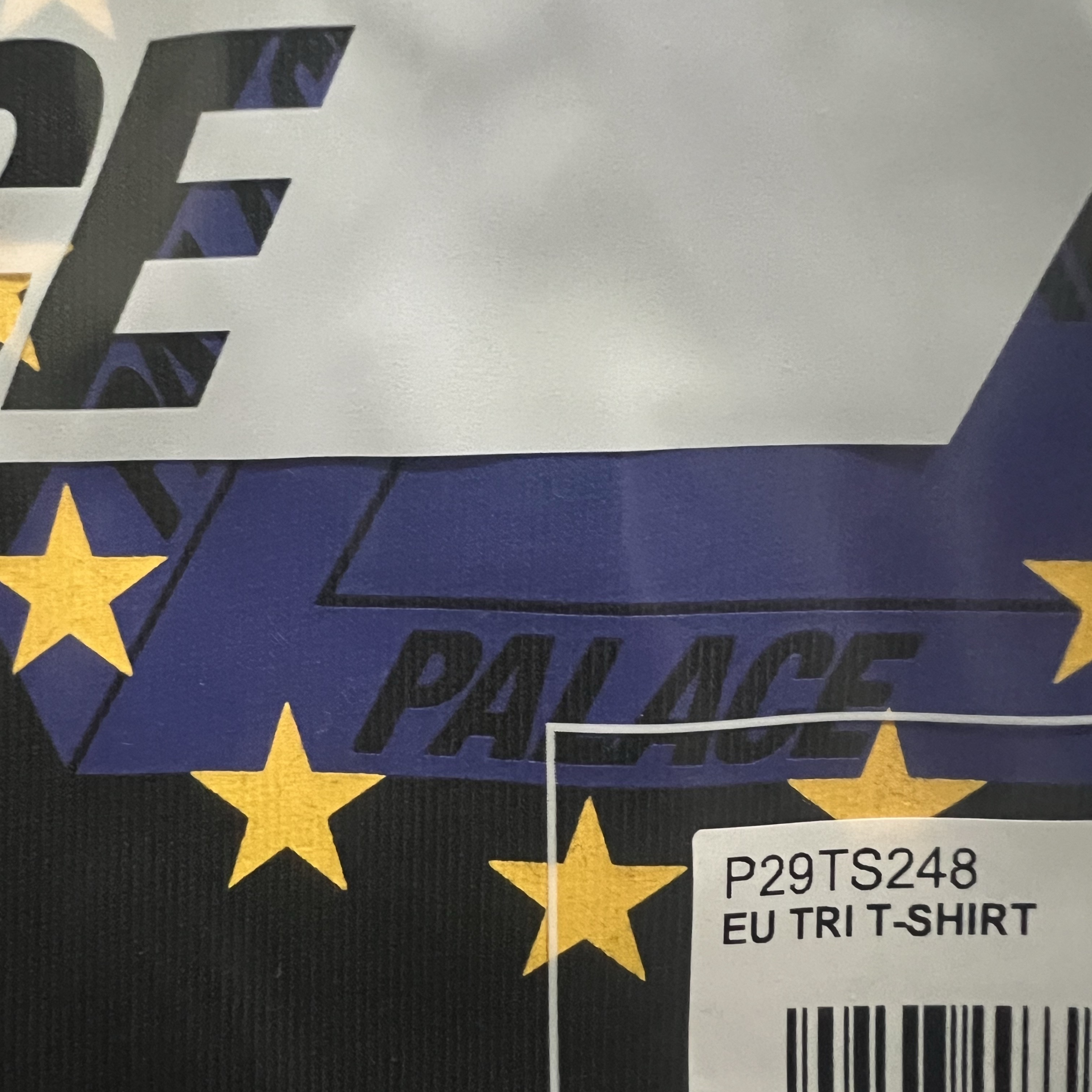 Palace EU Tri T-Shirt Black - 25FW 착용 스타일
