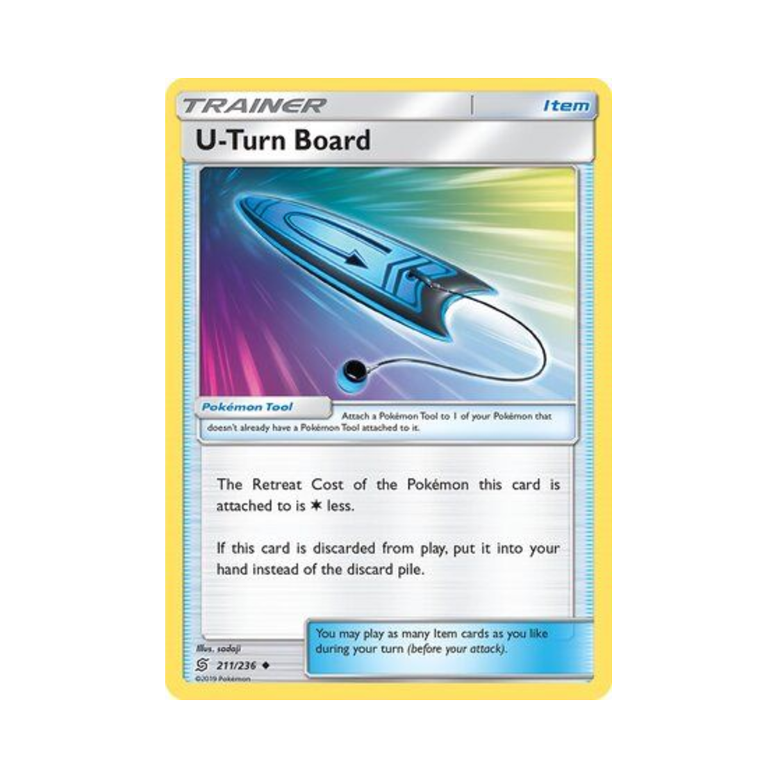포켓몬 TCG U턴 보드 U 유니파이드 마인즈 (영문판)(Pokemon TCG U Turn Board U Unified Minds (English Ver.))