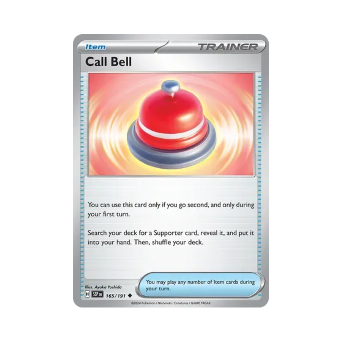 포켓몬 TCG 도움벨 U 서징 스파크 (영문판)(Pokemon TCG Call Bell U Surging Sparks (English Ver.)) - 1