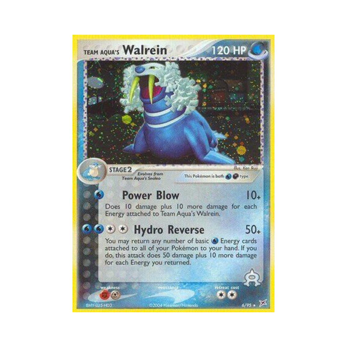 포켓몬 TCG 아쿠아단의 씨카이저 RH EX 마그마단 vs 아쿠아단 (영문판)(Pokemon TCG Team Aqua's Walrein RH EX Team Magma vs Team Aqua (English Ver.)) - 1